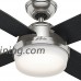 Hunter 59441 Hunter Dempsey Ceiling Fan with Light with Handheld Remote  60"  Brushed Nickel - B076HV8WN3